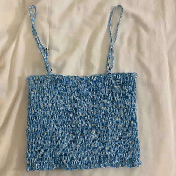 Blue RESA floral print top - Picture 2 of 3